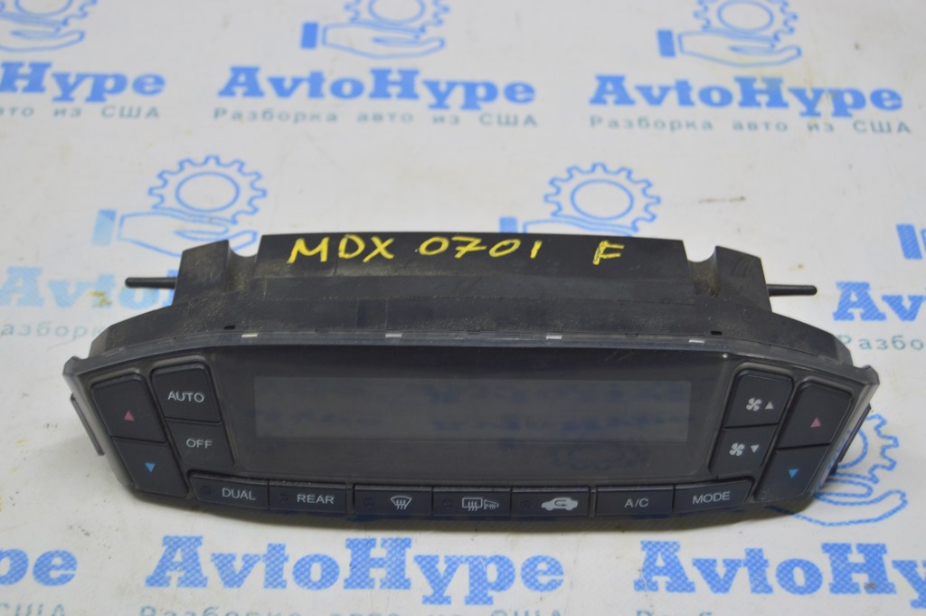 Управление климат-контролем перед Acura MDX 07-09