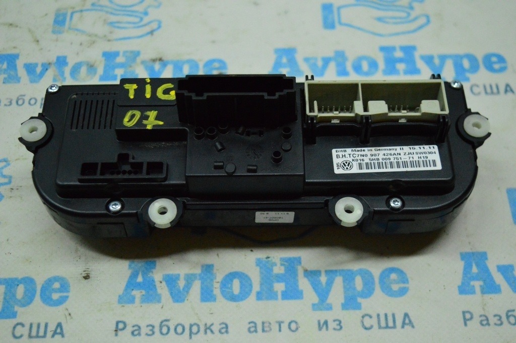 Управление климат-контролем VW Tiguan 09-17 с подогревом (07) — фото 2