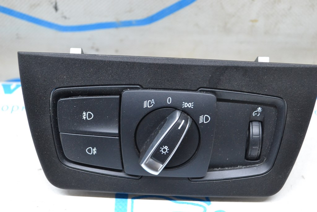 Управление светом BMW 3 F30 12-18 черн, с накладкой, под ПТФ перед и зад, auto (03)