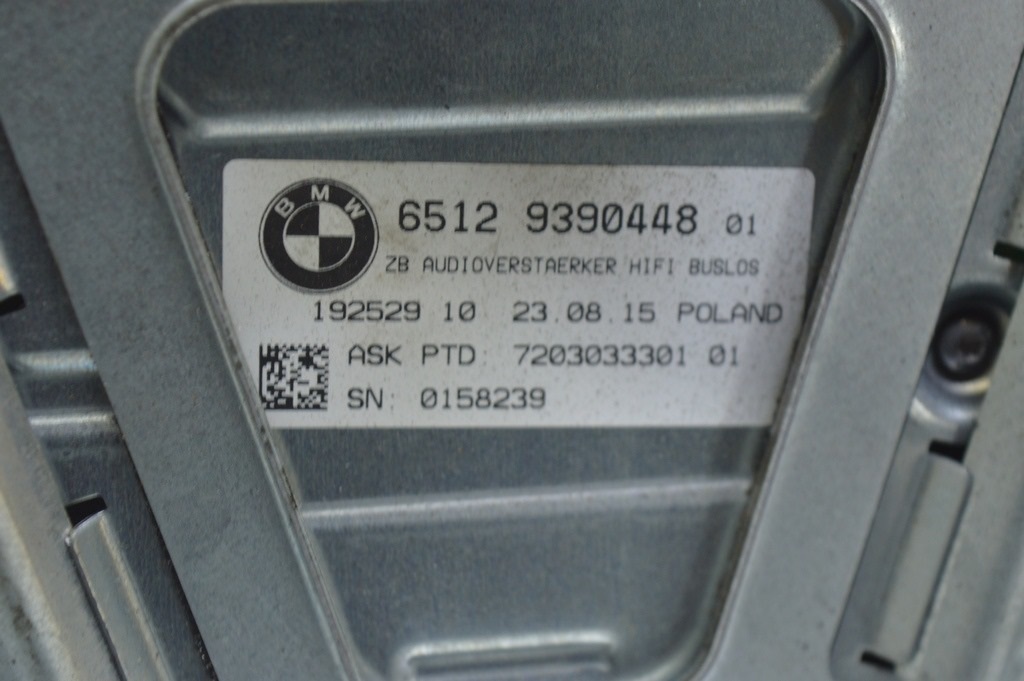 Усилитель аудио BMW X1 F48 16-22 Hi-Fi (01) — фото 3