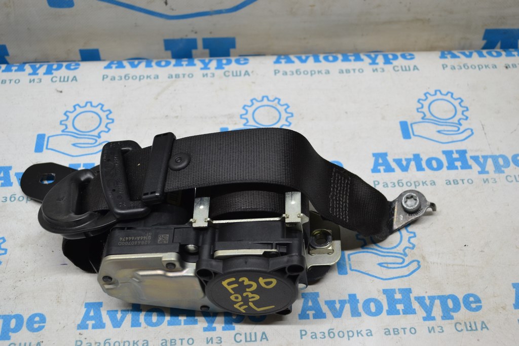 Водительский ремень безопасности BMW 3 F30 12-19 чёрн (03)