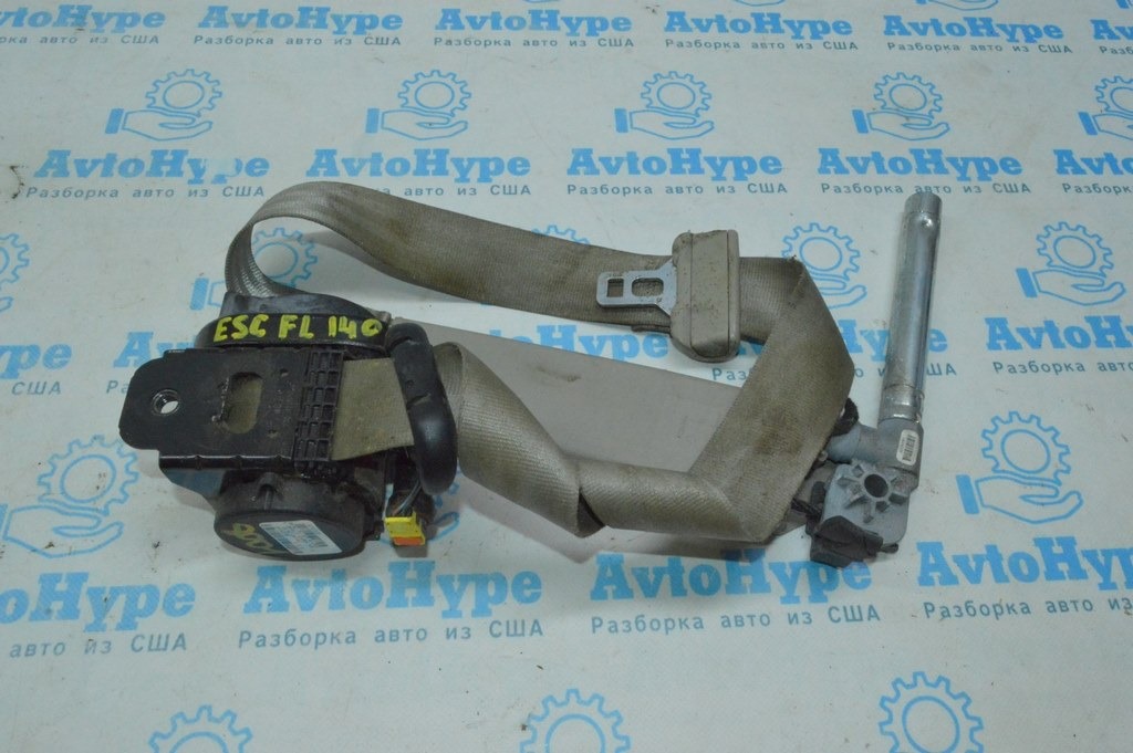 Водительский ремень безопасности Ford Escape MK3 13- серый (08)