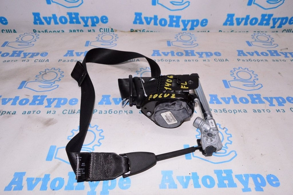 Водительский ремень безопасности Ford Focus mk3 11-18 черн