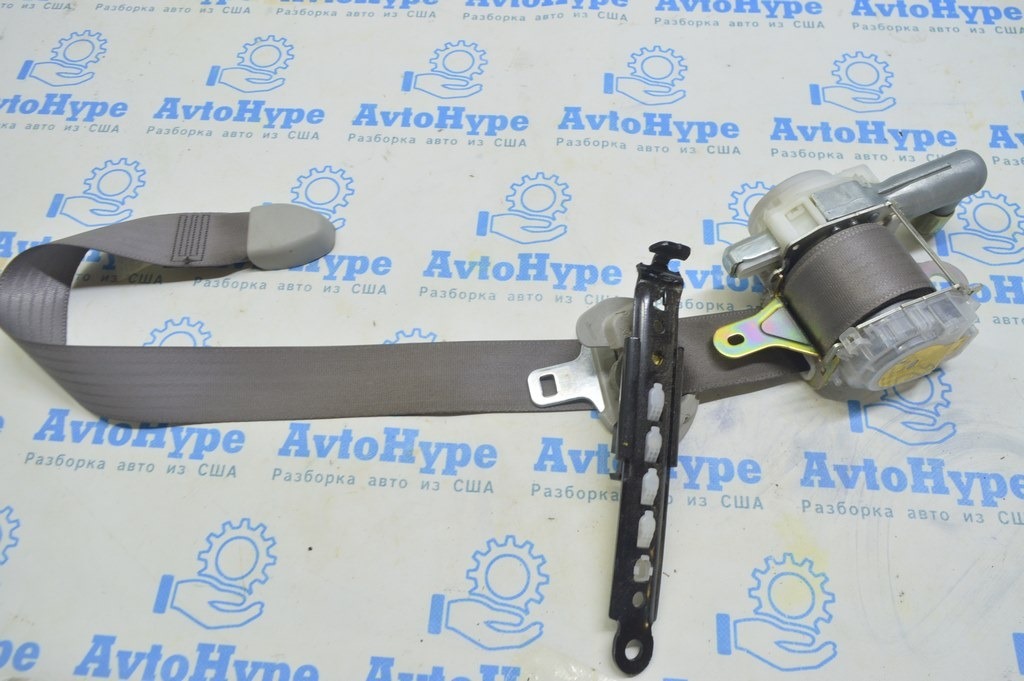 Водительский ремень безопасности Lexus RX300 RX330 RX350 RX400h 04-09 серый — фото 3