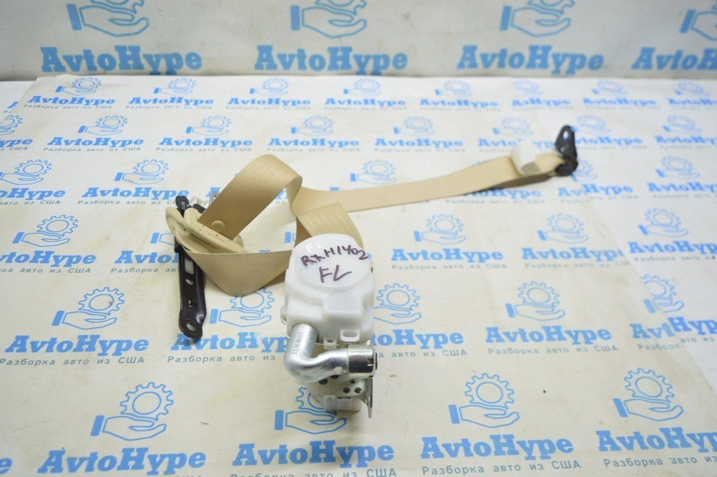 Водительский ремень безопасности Lexus RX350 RX450h 10-15 беж (02)