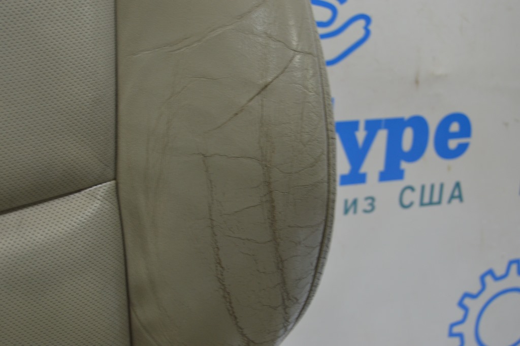 Водительское сидение Acura MDX 07-09 кожа серое, электро, подогрев, память (01) трещины — фото 4