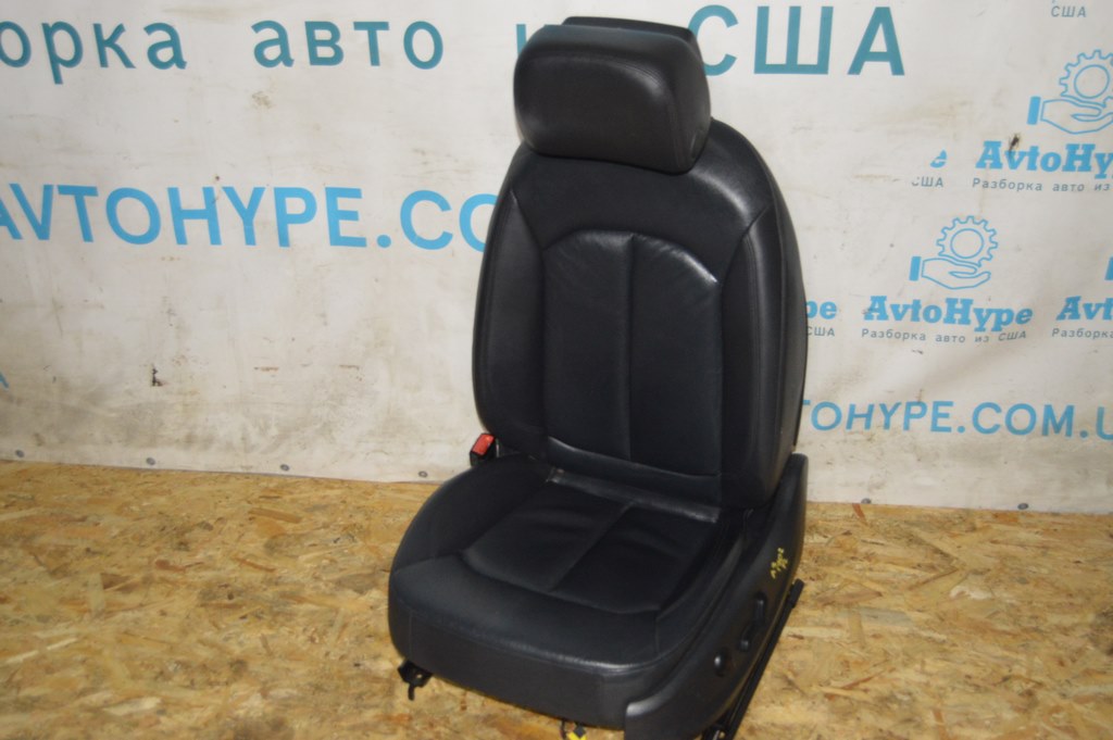 Водительское сидение Audi A3 8V 15-20 4d, 5d, кожа, электро, черное (02)