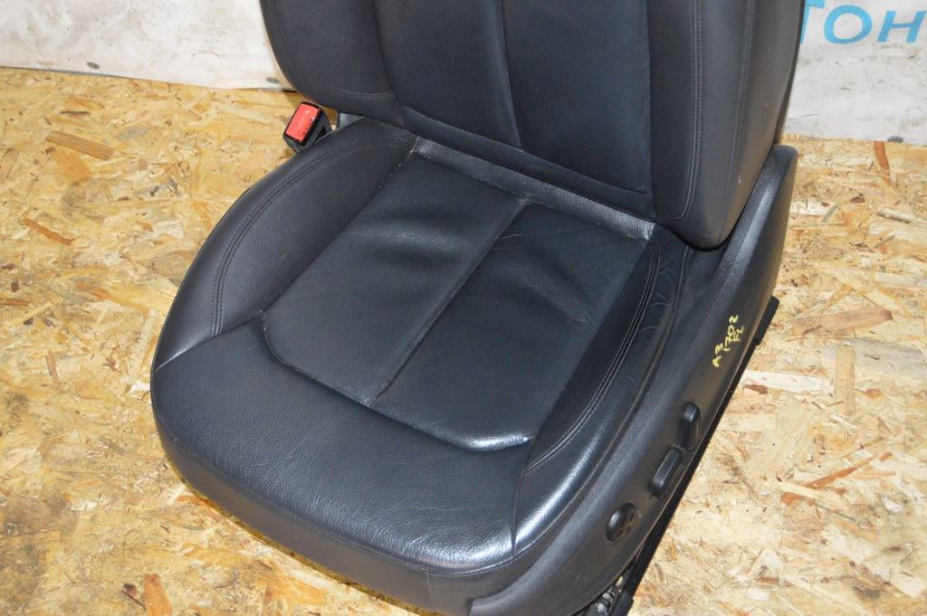 Водительское сидение Audi A3 8V 15-20 4d, 5d, кожа, электро, черное (02) — фото 3