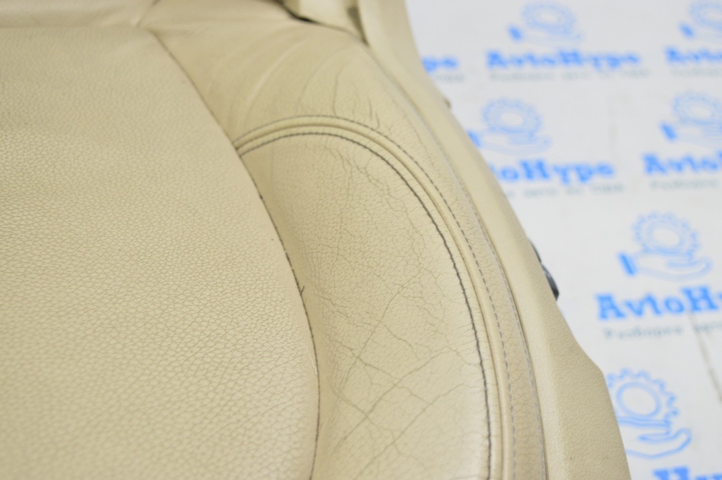 Водительское сидение BMW X1 F48 16-19 без airbag,электро,подогрев,память,кожа беж,потерто (01) — фото 2