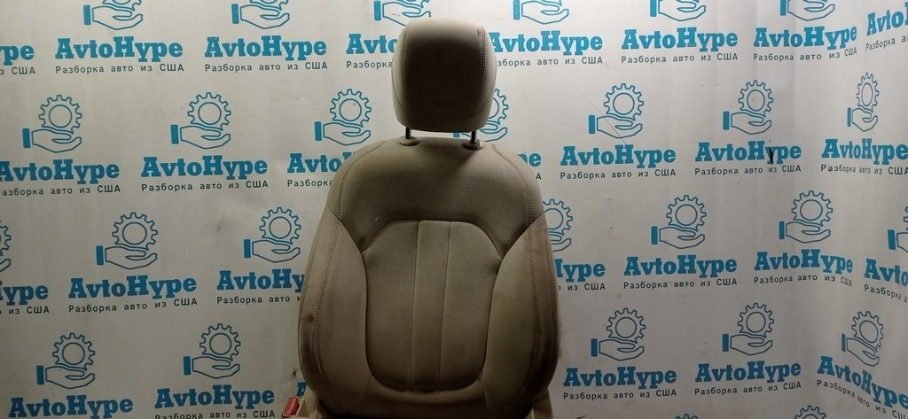 Водительское сидение Chrysler 200 15-17 Тряпка серая без airbag