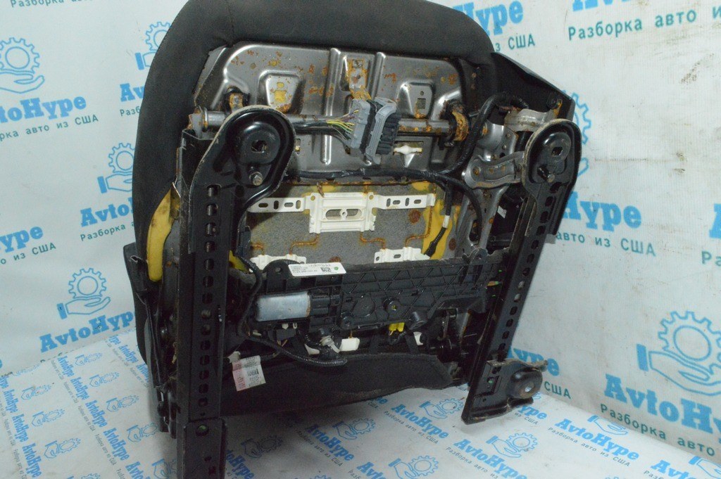 Водительское сидение Ford Focus mk3 15-18 черн тряпка (07) топляк — фото 4
