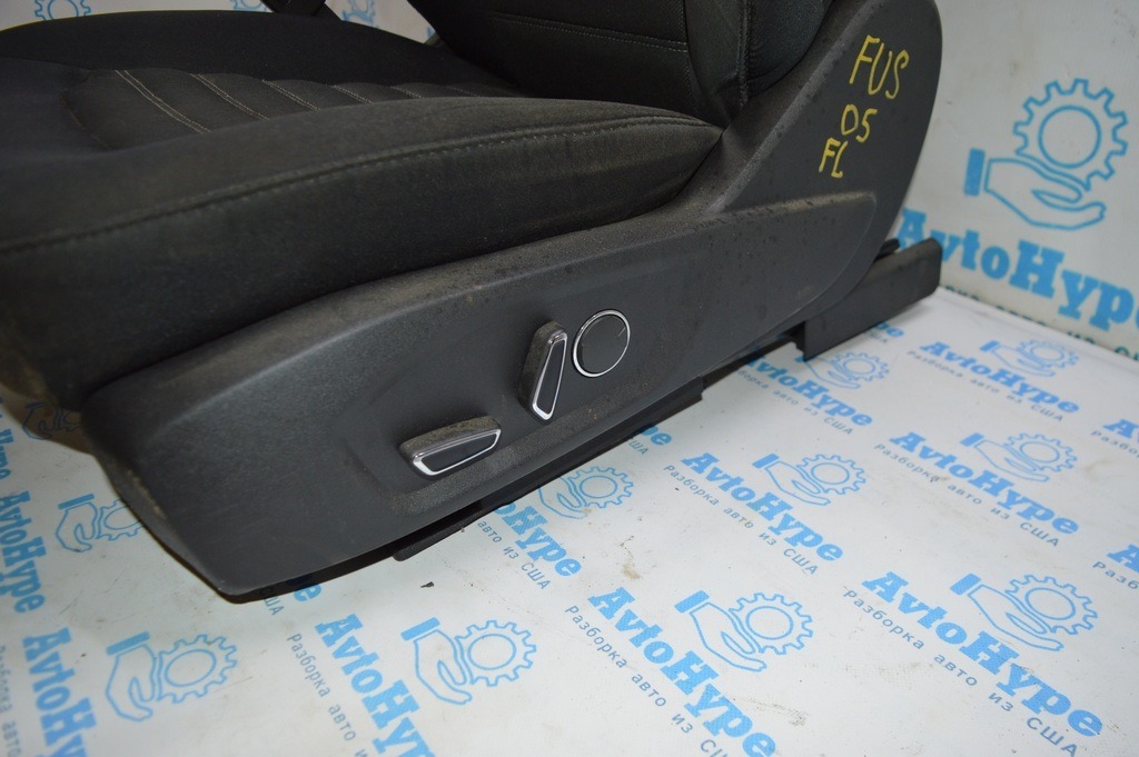 Водительское сидение Ford Fusion mk5 13-16 без airbag, электро, тряпка черн (05) — фото 3