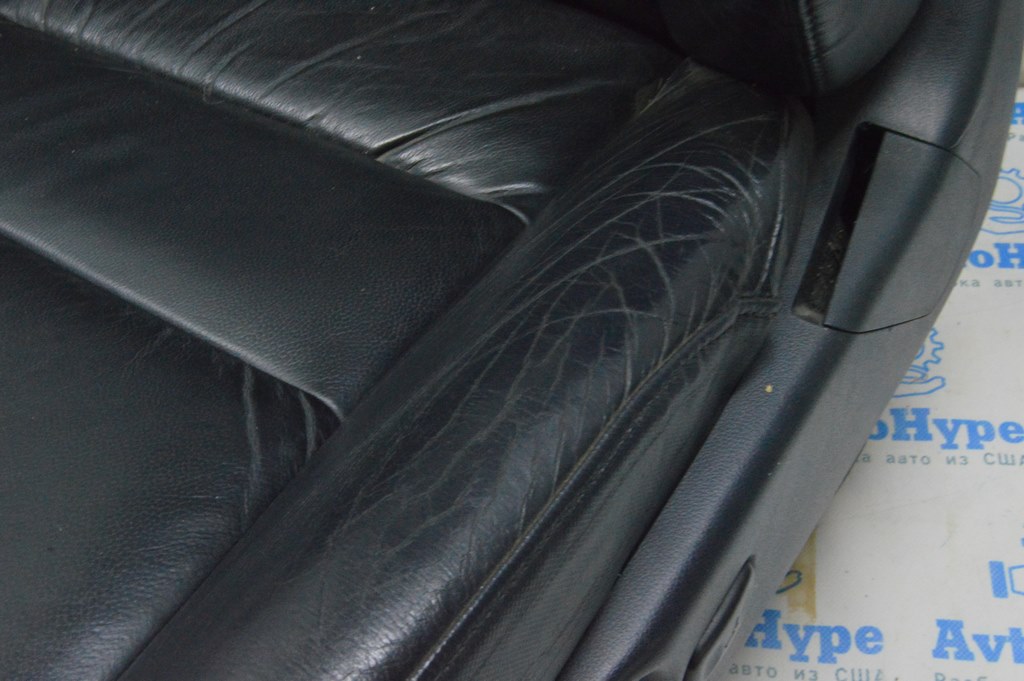 Водительское сидение Honda CRV 07-09 кожа черн, подогрев, электро (01) трещины — фото 4