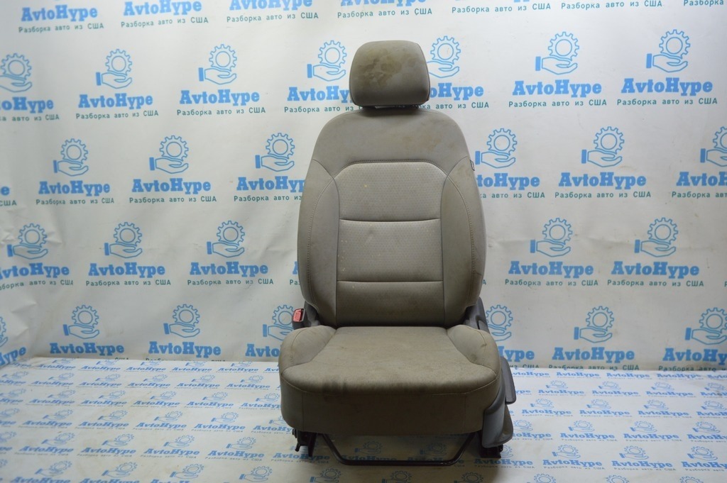 Водительское сидение Hyundai Elantra AD 17- без airbag, механич, тряпка сер (03)