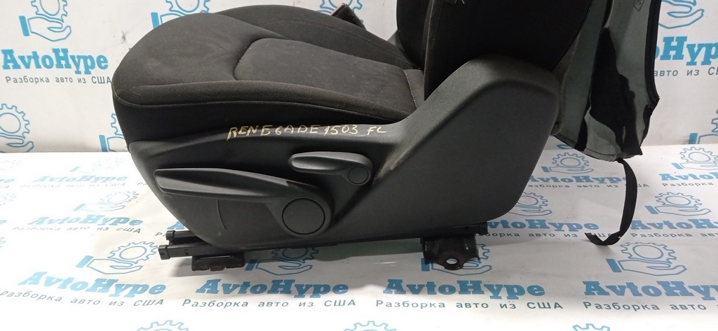 Водительское сидение Jeep Renegade 15- черн тряпка — фото 4