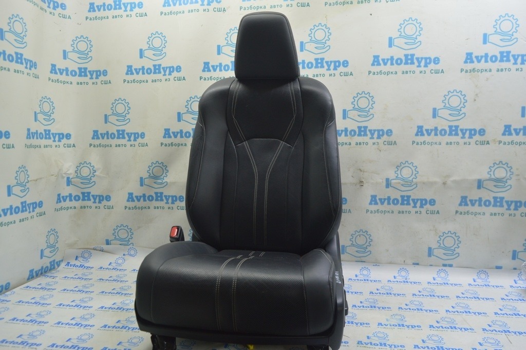 Водительское сидение (лев) Lexus RX350 RX450h 16-22 без airbag,кожа черн,электро (01)