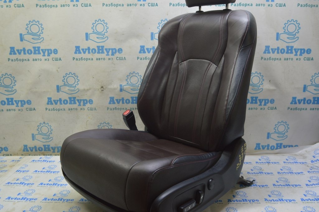 Водительское сидение (лев) Lexus RX350 RX450h 16-22 без airbag,кожа коричн,электро, венти (02)