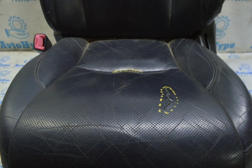 Водительское сидение Lexus ES350 07-12 (01) кожа черн,электр,подогр,вентиляц (01) надрыв,стрел — фото 3