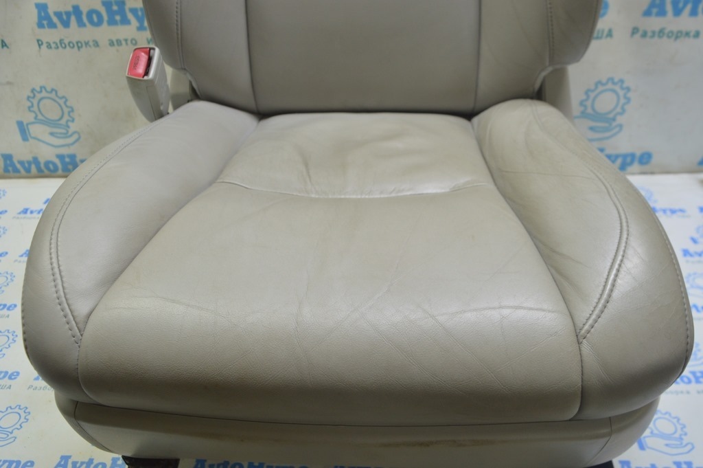 Водительское сидение Lexus RX300 RX330 RX350 RX400h 04-09 без airbag, кожа серое (02) — фото 2