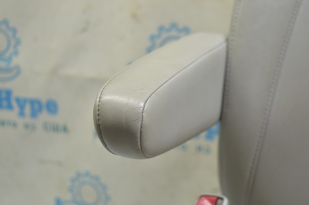 Водительское сидение Lexus RX300 RX330 RX350 RX400h 04-09 без airbag, кожа серое (02) — фото 4
