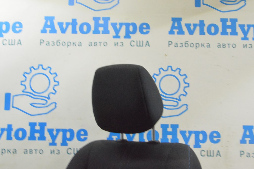 Водительское сидение Nissan Leaf 18- без airbag, механич, тряпка черная (02) стрельнувшее — фото 3