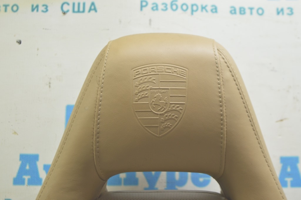 Водительское сидение Porsche Panamera 10-16 электро,подогрев,вентиляция,память,кожа беж (01) — фото 4
