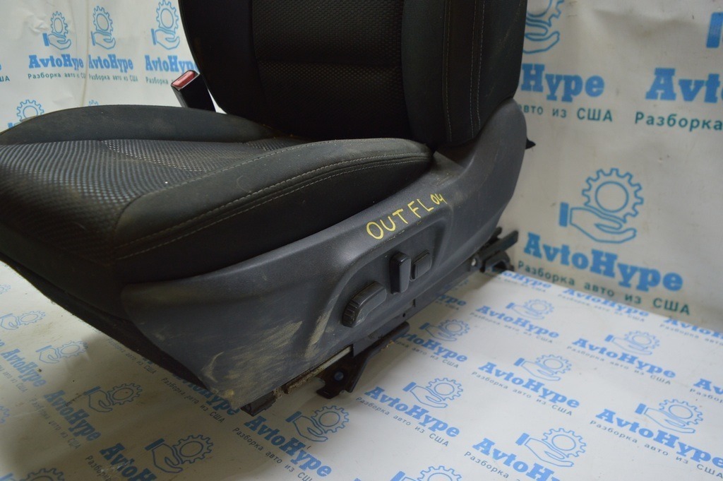 Водительское сидение Subaru Outback 15-19 без airbag, механич, тряпка черн (04) — фото 2