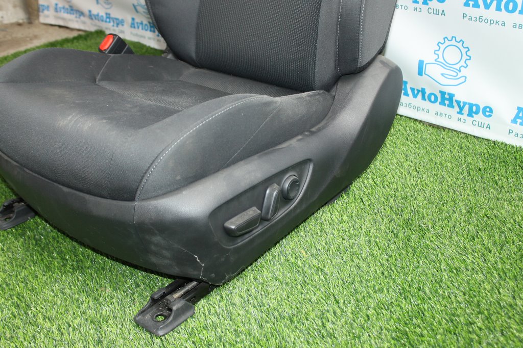 Водійське сидіння Toyota Venza 21-24 без airbag, електро, тканина чорна LE — фото 2
