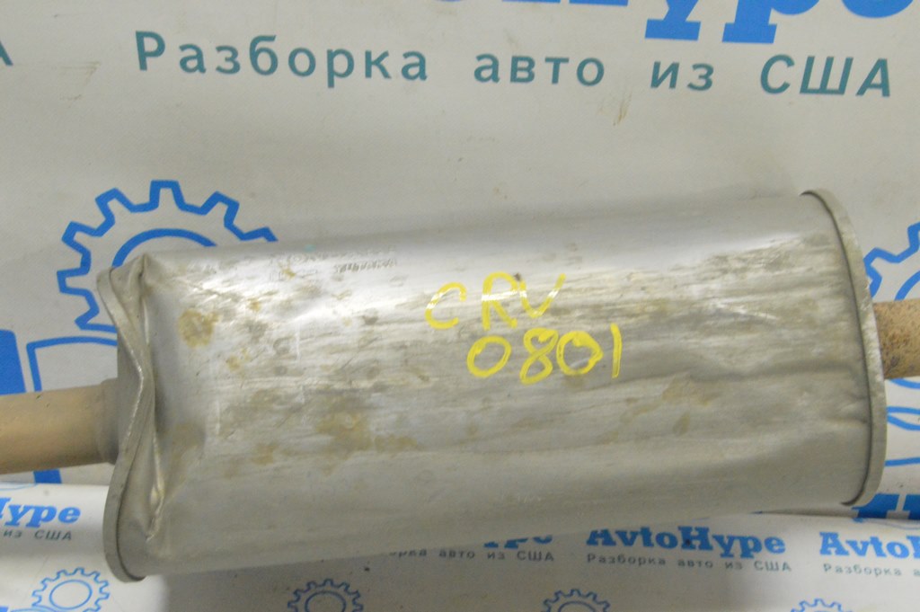 Выпускная трасса средняя часть Honda CRV 07-09 2.4 (01) примят резонатор, слом крепление — фото 2
