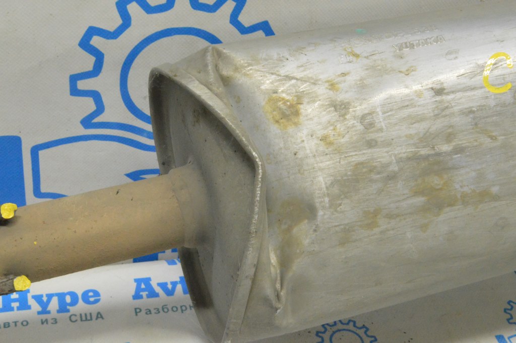 Выпускная трасса средняя часть Honda CRV 07-09 2.4 (01) примят резонатор, слом крепление — фото 4