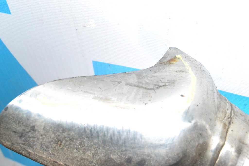 Выпускная трасса в сборе Ford Mustang mk6 15-23 2.3T резонатор с бочками (02) примята лев бан — фото 4