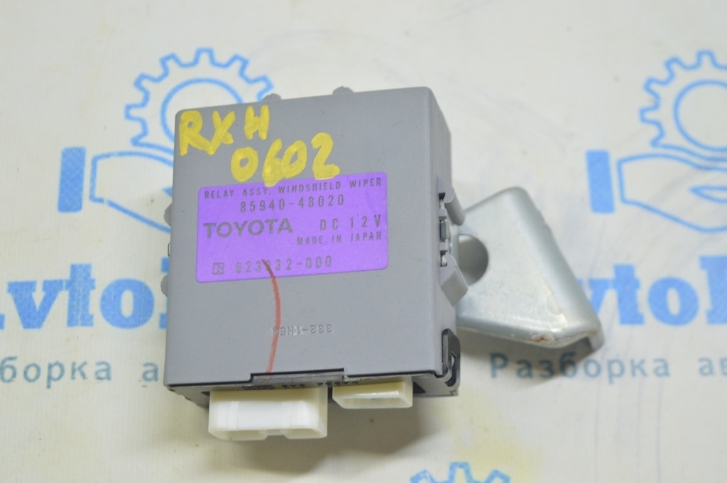 WINDSHIELD WIPER RELAY Управление стеклоочистителями Lexus RX300 RX330 RX350 RX400H 04-09 (02)