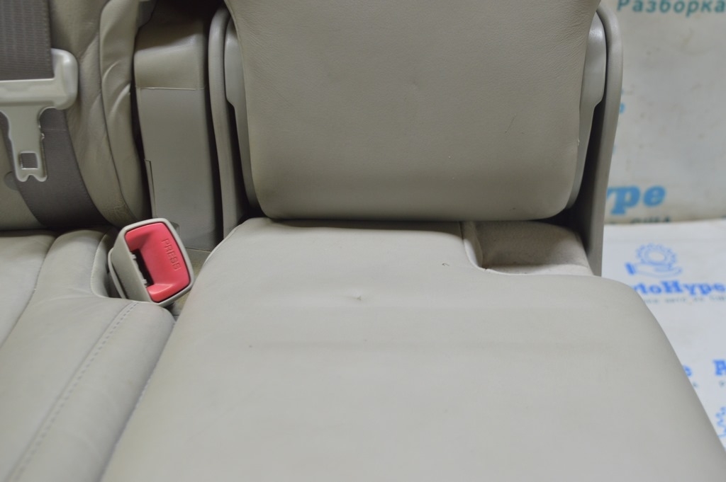 Заднее сидение правое Lexus RX300 RX330 RX350 RX400h 04-09 кожа серое (02) примято — фото 4