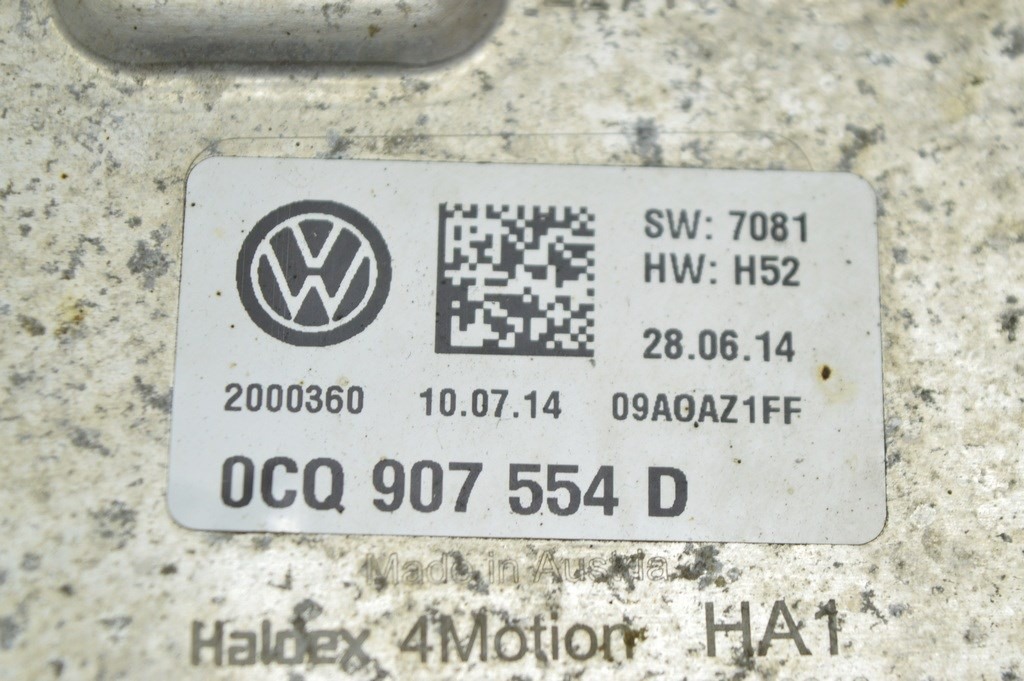 Задний дифференциал (редуктор) Audi A3 8V 15-20 с блоком OCQ 907 554 D (01) — фото 2