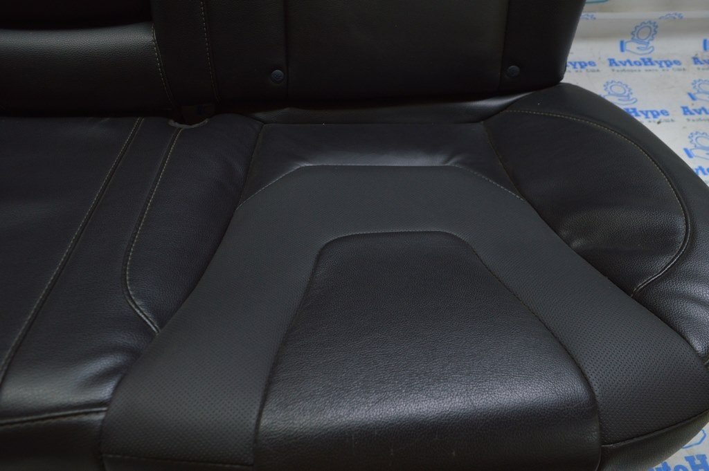 Задний ряд сидений 2 ряд Ford Fusion mk5 13-16 кожа черная, перфорация, Titanium (06) — фото 3