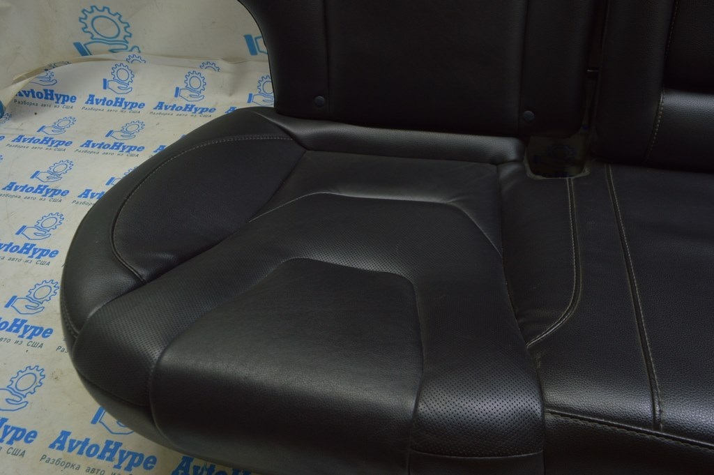 Задний ряд сидений 2 ряд Ford Fusion mk5 13-16 кожа черная, перфорация, Titanium (06) — фото 4