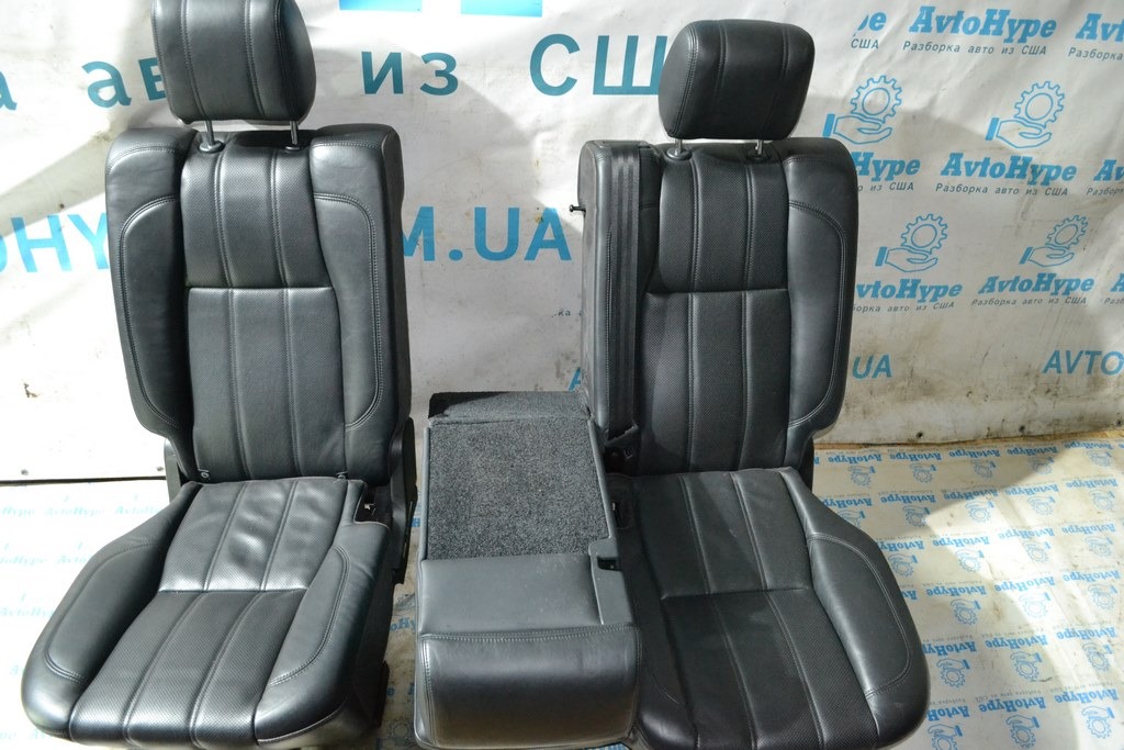 Задний ряд сидений (2 ряд) Land Rover Range Rover L405 13-17 кожа черн (01) — фото 3