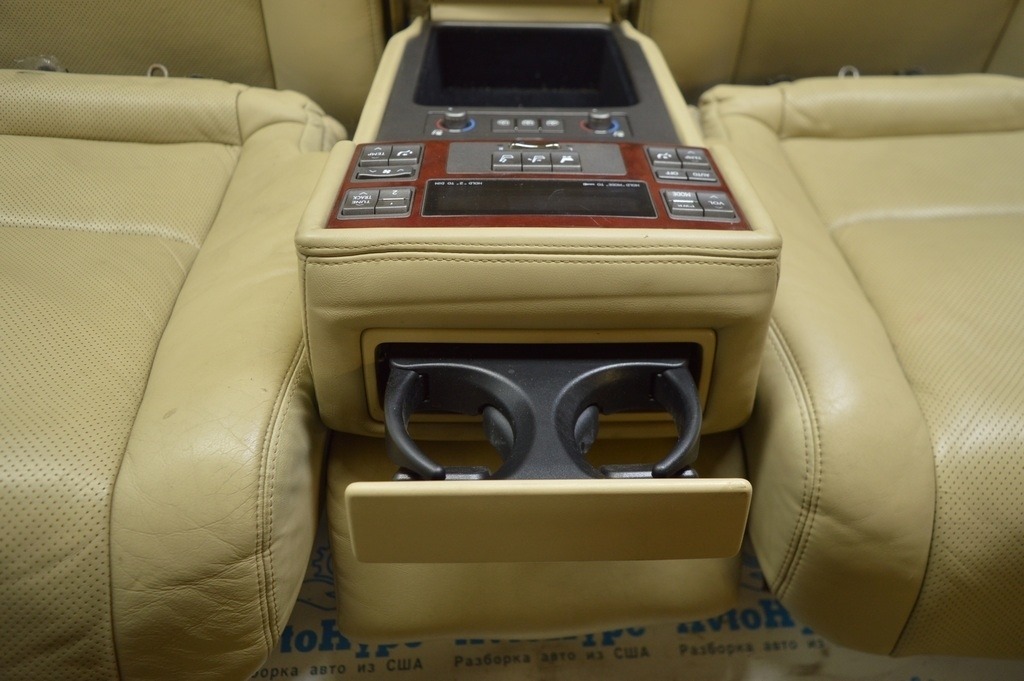 Задний ряд сидений (2 ряд) Lexus LS460 LS600h 07-12 беж кожа с регулировками в сборе (01) — фото 4
