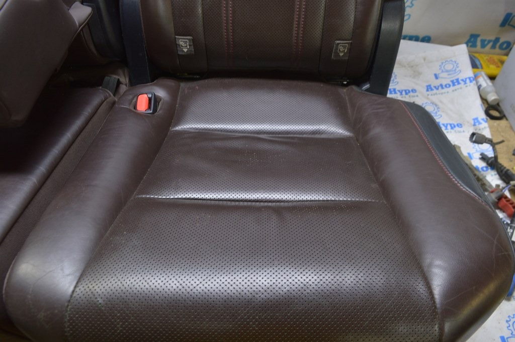 Задний ряд сидений 2 ряд Lexus RX350 RX450h 16-22 без airbag, механич, кожа коричн(02) дефект — фото 4