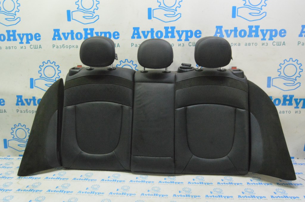 Задний ряд сидений (2 ряд) Mini Cooper Clubman 16-22 кожа черн (01) примят, потерт