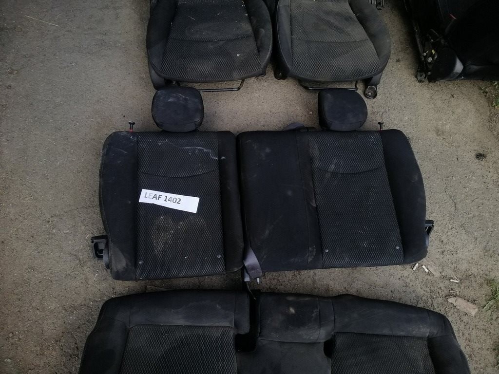 Задний ряд сидений (2 ряд) Nissan Leaf 13-17 черный (02)