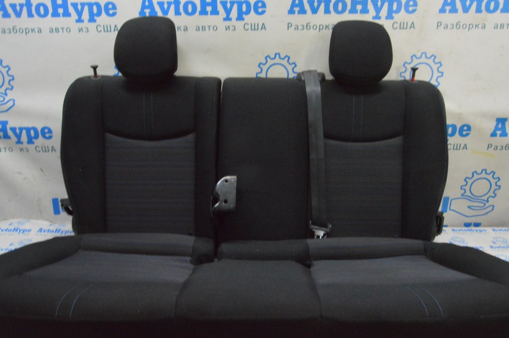 Задний ряд сидений 2 ряд Nissan Leaf 18-22 тряпка черная (02)