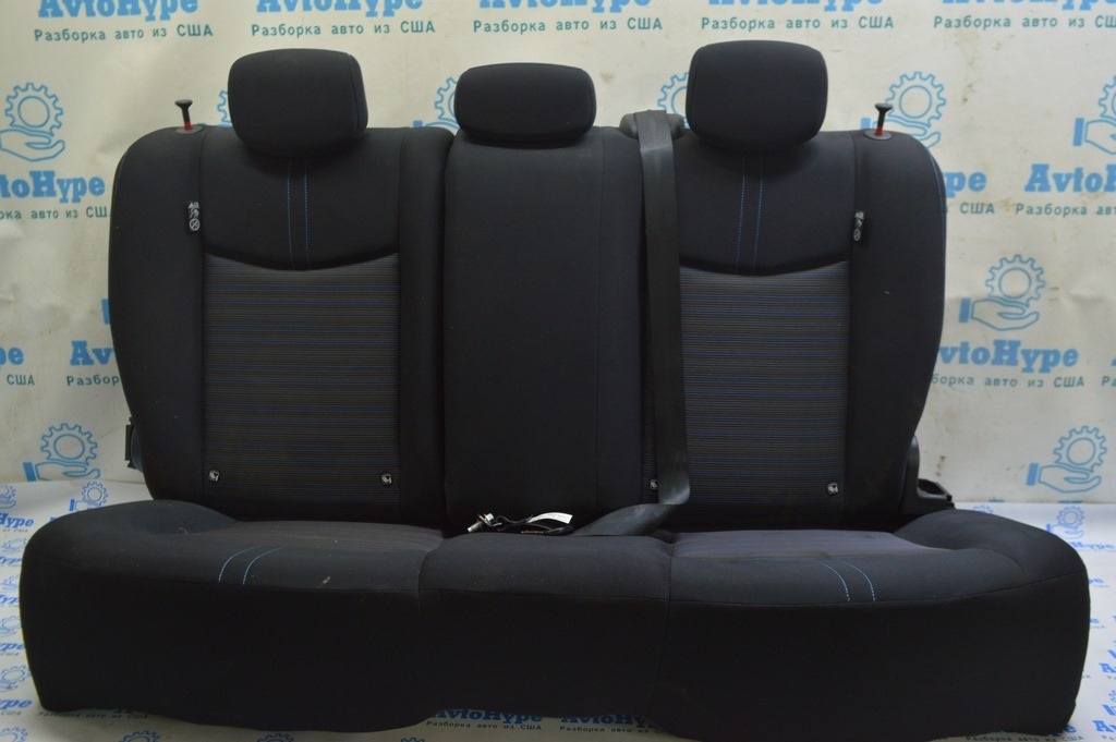 Задний ряд сидений 2 ряд Nissan Leaf 18-22 тряпка черная