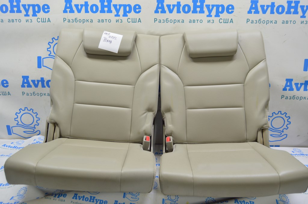 Задний ряд сидений (3 ряд) Acura MDX 07-09 кожа серый (01)