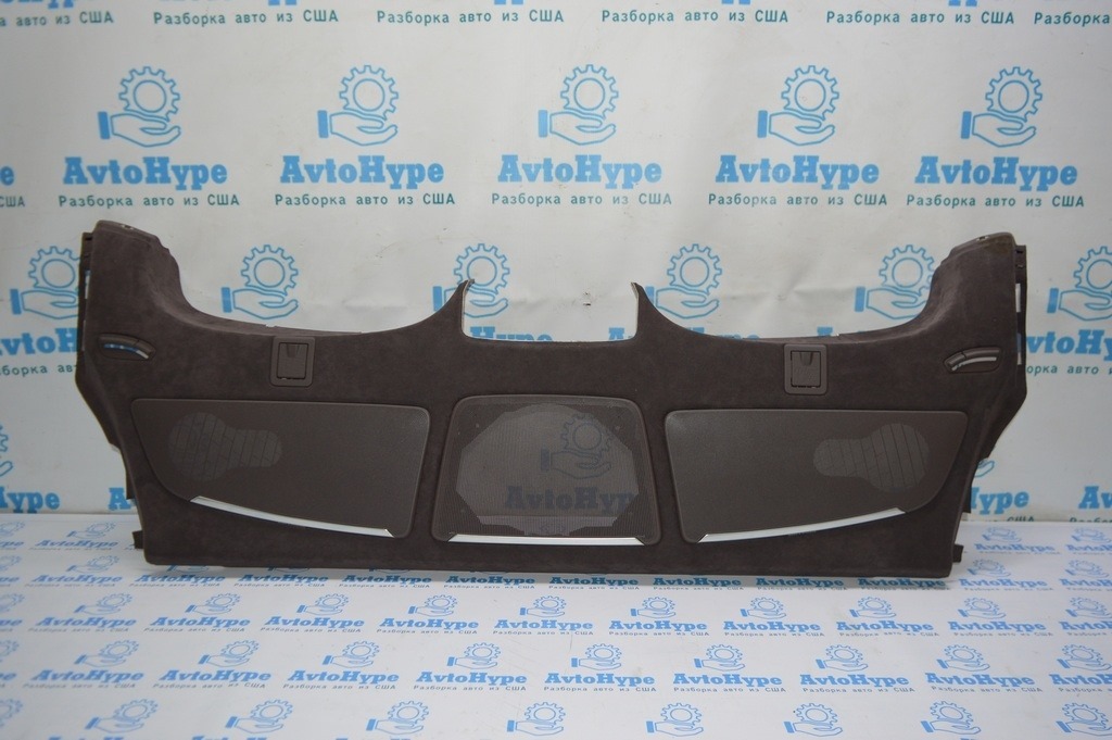Задняя полка Audi A8 D4 10-17 (01) коричневая алькантара 4H0863411C25M