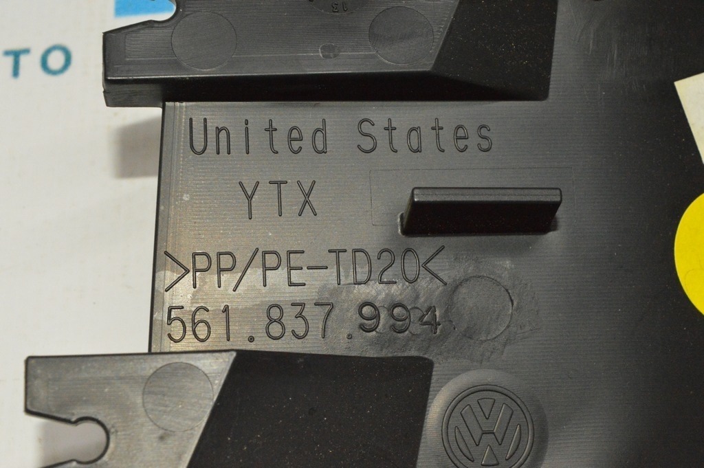 Заглушка бокового зеркала перед прав VW Passat b7 USA — фото 3