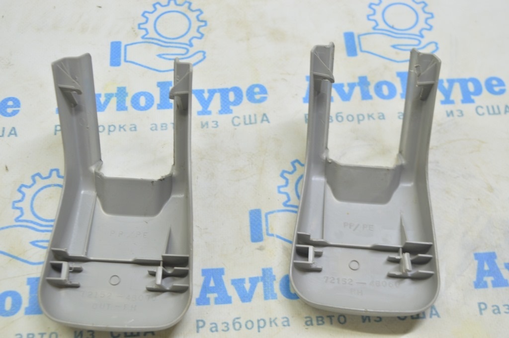 Заглушка салазки 2-го ряда сидений центр правая Lexus RX300 RX330 RX350 RX400h 04-09 серая — фото 3