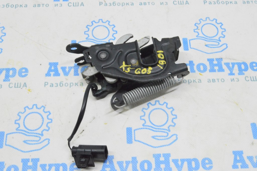 Замок капота левый BMW X5 G05 19-24 с датчиком