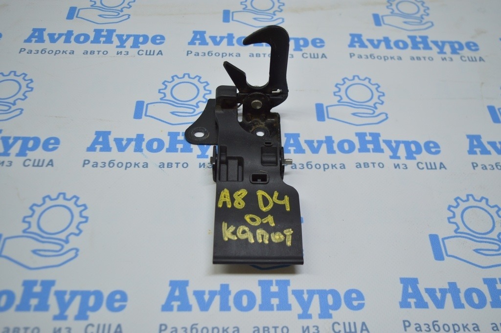 Замок капота ригель с ручкой (по центру капота) Audi A8 D4 10-17