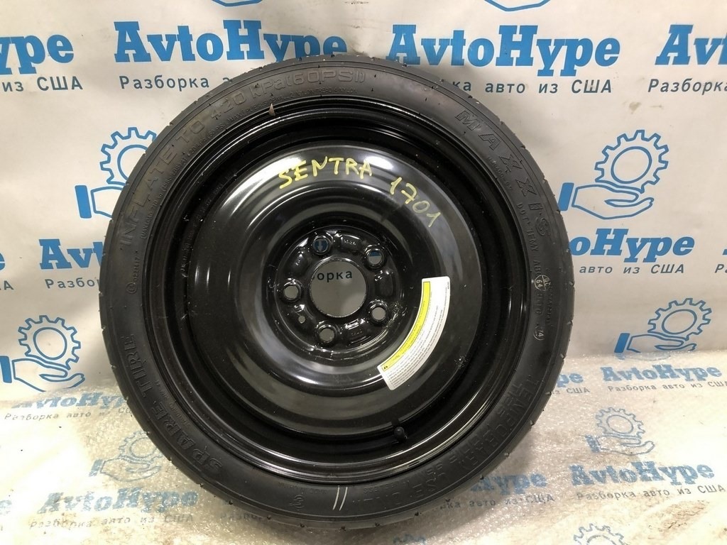 Запасное колесо докатка R18 195/75 Nissan Sentra 15-19 (01) новая оригинал